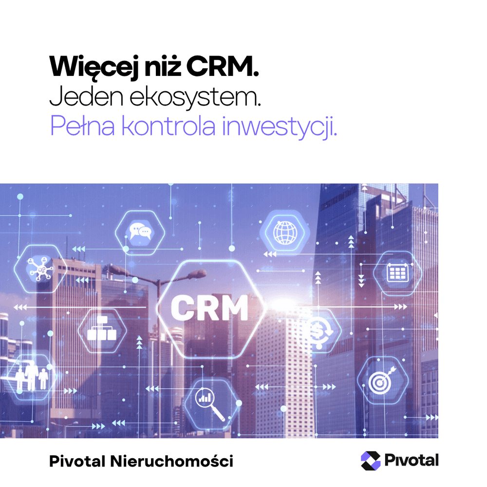 CRM dla deweloperów integrujący sprzedaż, obsługę klientów, dokumenty i zarządzanie inwestycją w jednym systemie.