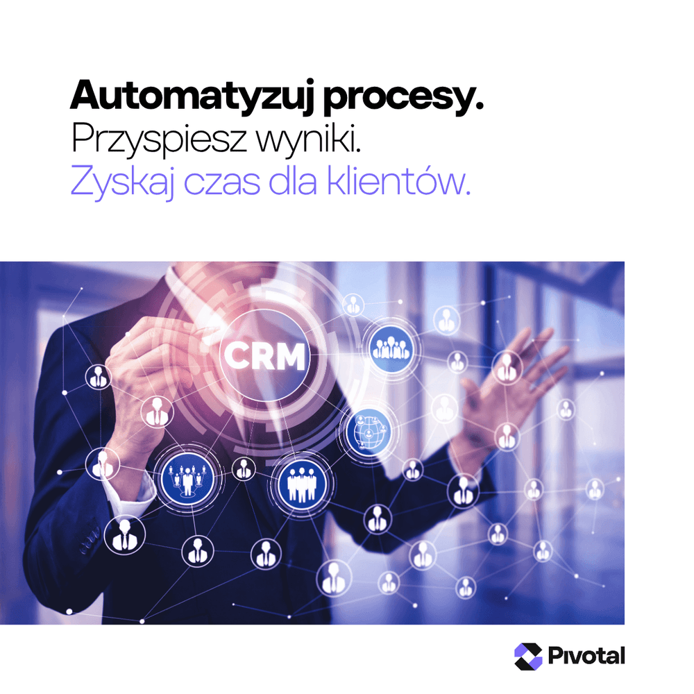 Osoba korzystająca z cyfrowego interfejsu CRM z wizualizacją sieci kontaktów.