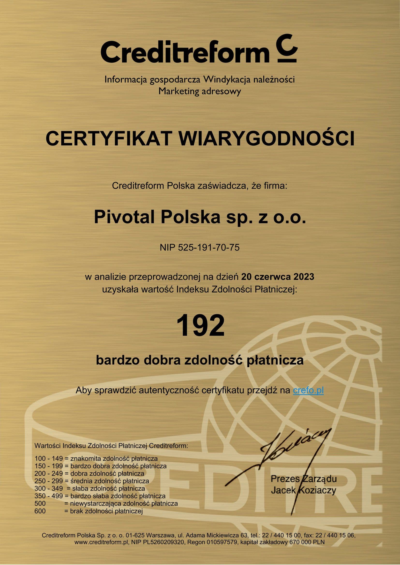 Certyfikat-wiarygodnosci_Pivotal-Polska-sp.-z-o.o._2023-06-20-1.jpg